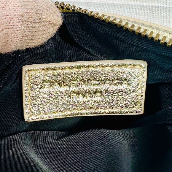 NEW! Balenciaga Parfums Ivory Gold Pouchette - Picture 9 of 12